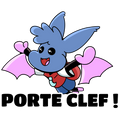 🦇 Porte-clés – Juju the Bat 🦇