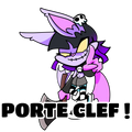 🦇 Porte-clés – Yaya The Bat 🦇