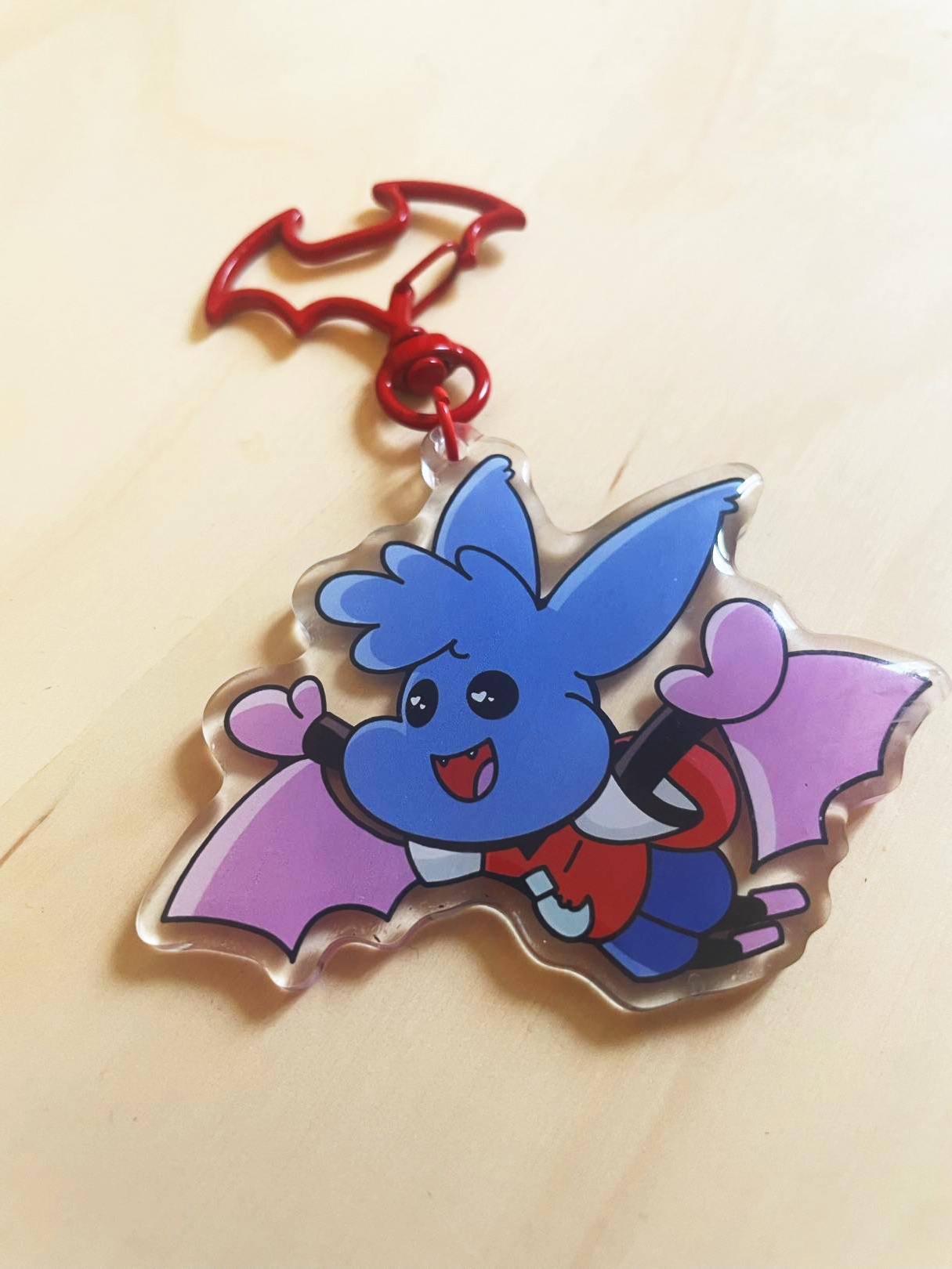 🦇 Porte-clés – Juju the Bat 🦇