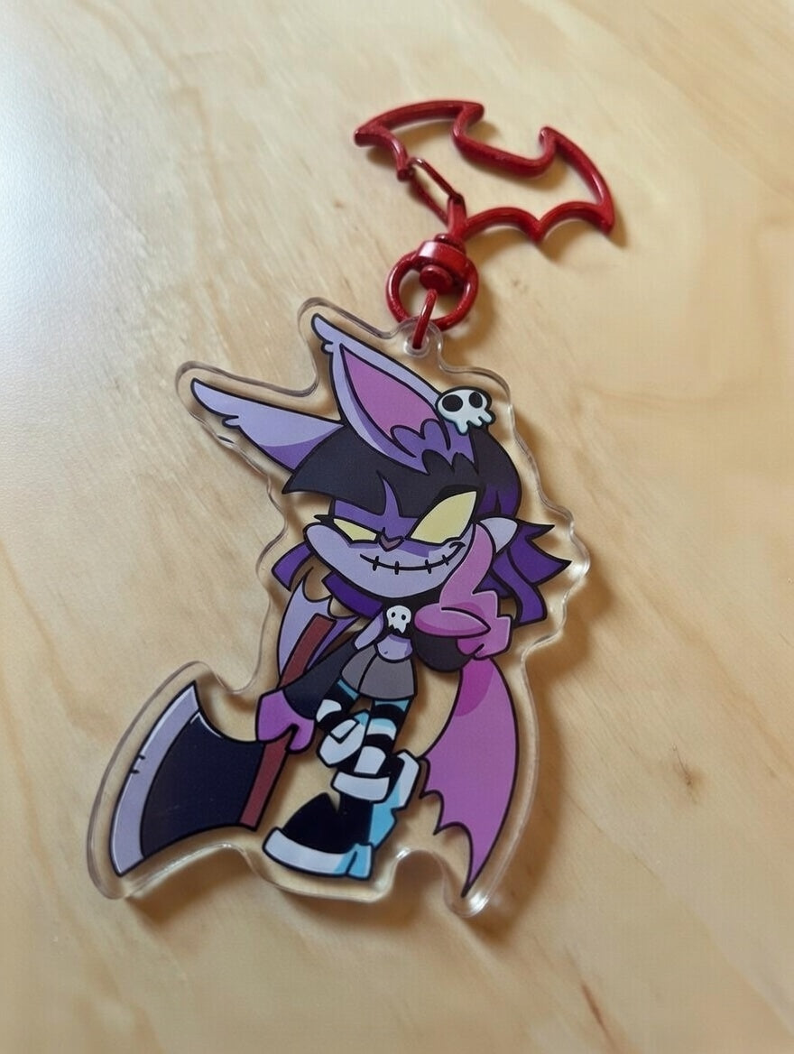 🦇 Porte-clés – Yaya The Bat 🦇